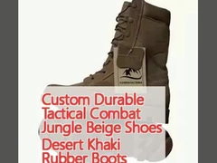 Tactical Combat Jungle Beige Schuhe Desert Khaki Gummi Stiefel
