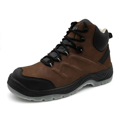 kaufen Schwerlaststahl Fußarbeit Stiefel Braun Pu Leder Stiefel Industrie online manufacture