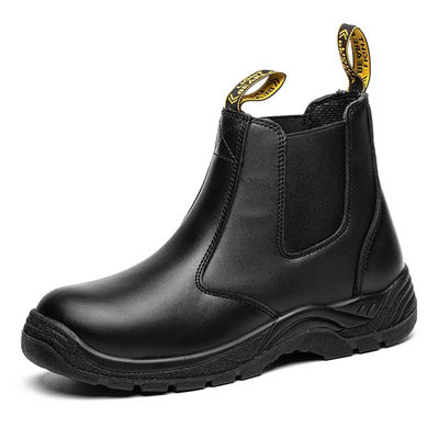 kaufen Echtes Leder aus Stahl, Arbeitsschuhe, Schlupffeste, glatte Lederschuhe, S3 online manufacture