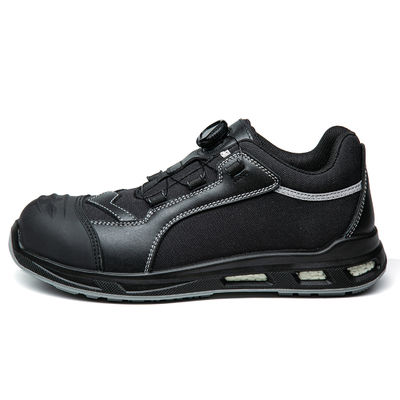 kaufen Schwarze Schuhe aus Kuhleder, langlebige Männer, schwarze Sicherheitsschuhe, rutschfest online manufacture