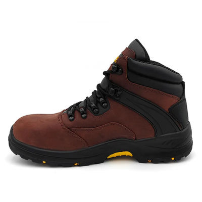 kaufen Braune Crazy Horse Leder Schuhe Schutzschuhen für die Industrie S3 online manufacture