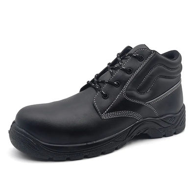 kaufen Schwarze Mikrofiber-Lederschuhe S1 Leder-Verbund-Zehen-Schuhe Leichtgewicht online manufacture