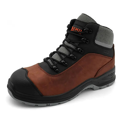 kaufen Crazy Horse Leder Casual Schuhe High Cut Sicherheitsschuhe für Männer online manufacture
