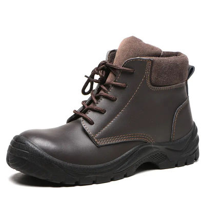 kaufen Anti-Punkturschutz Schuhen Wasserdicht Mode Braun Stiefel Unisex online manufacture