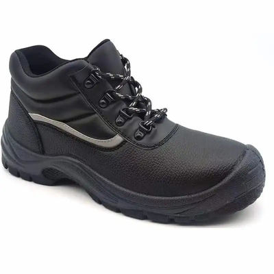 kaufen PU-Schuhe für die industrielle Sicherheit Schwarzes Leder-Arbeitsschuh für Männer online manufacture