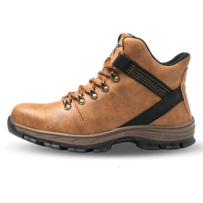 kaufen Nubuck-Leder-Schuhe für die industrielle Sicherheit Stahl-Zehenkappen für Männer online manufacture