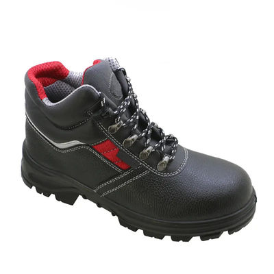 kaufen Cow Split Bau-Sicherheitsschuhe Stahlfuß Anti-Schlag Schuh Schutz online manufacture