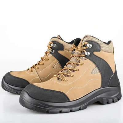kaufen Gelbe Stahl-Zehenkappe Arbeitsschuhe CE Männer Nubuck-Stiefel für den Winter online manufacture