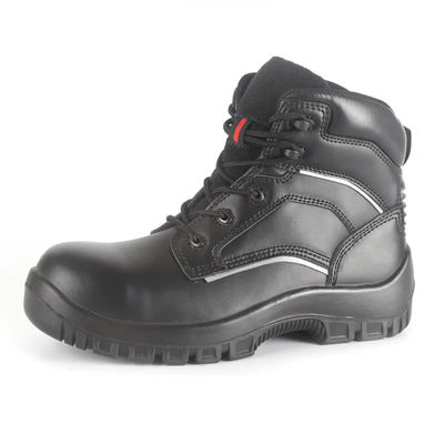 kaufen Schwarze Knie-Stiefel, rutschfeste Stiefel, Mining-Stiefel, maßgeschneidert. online manufacture