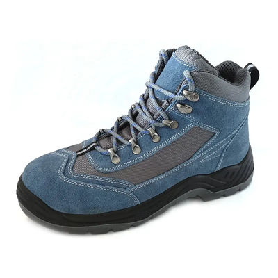 kaufen S1P Industrielle Stahlfußschuhe Schlagfeste Arbeitsschuhe Blau online manufacture