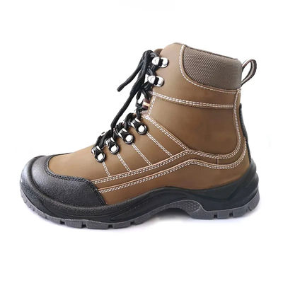 kaufen Schwere Sicherheitsarbeit Stiefel Braun Männer wasserdichte Schuhen nicht rutschen online manufacture