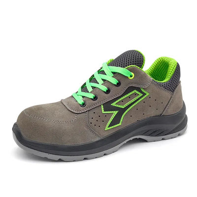 kaufen Graue Bequeme Sicherheitsschuhe Anti-Punktur Sport Stahl Zehen Schuhe Industrie online manufacture
