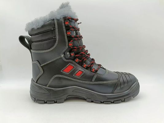 kaufen Langlebige Leder-Arbeitsstiefel Stahl-Zehen-Hoch-Ober-Winter-Stiefel online manufacture