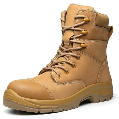 kaufen Gelber Stil Martin Stiefel rutschfeste / abnutzungsbeständige Rindleder Arbeitsstiefel online manufacture