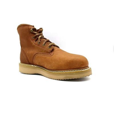 kaufen Männer Flachsohlen Arbeitsschuhe High Top Round Toe Stahlfußschuhe Vintage British Style online manufacture