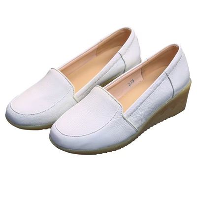 kaufen Plus-Size Weiße Wedge Heel Schuhe maßgeschneiderte Komfortable Krankenhaus-Arbeitsschuhe online manufacture