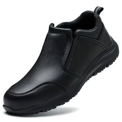 kaufen Langlebige, komfortable Sicherheitsschuhe schwarz rutschfeste Kochschuhe gegen Punktion online manufacture