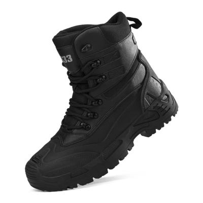 kaufen Wasserdichte taktische Sicherheitsschuhe Graue rutschfeste Kampfschuhe für die Rettung von Wandern online manufacture