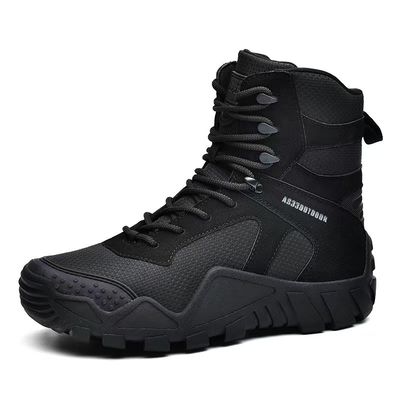 kaufen Atemberaubende Taktik-Stiefel Mitteltopf Spezialkräfte Wanderstiefel Große Größe online manufacture