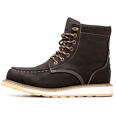 kaufen Großhandel Nubuck Leder Goodyear Welt Ingenieur Gummi Stahl Zeh online manufacture