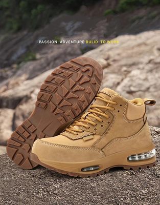 kaufen Luftkissen-Sole Sicherheitsschuhe in Khaki Oxford Stoff für maximalen Schutz online manufacture