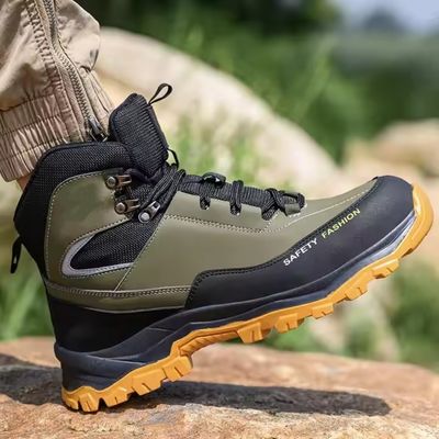 kaufen Schwarzgrüne Schlittschuhen aus Mikrofaserleder online manufacture