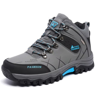 kaufen Braune Wanderung in der Wüste Bergsteigen Laufschuhen aus echtem Leder für Männer und Frauen online manufacture
