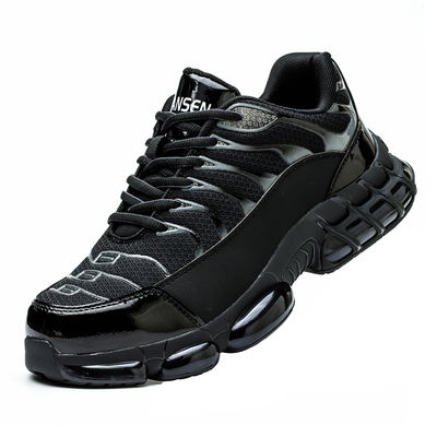 kaufen OEM Construction Safety Shoes Microfiber Flyknit Work Shoes Steel Toe Anti Smashing Kevlar TPU Sole Safety Shoes online manufacture