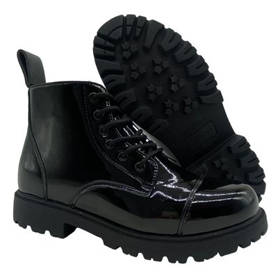 Custom Lederschuhe für Motorräder Atemberaubende runde Fußschuhe für Männer