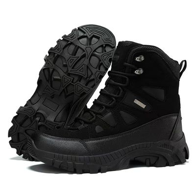 Langlebige Militär-Taktische Stiefel Braun Wanderstiefel Kampf Stiefel Atmung
