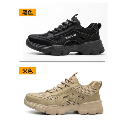 Mikrofaser-Leder-Werk-Stahl-Zehen-Schweißschuhe