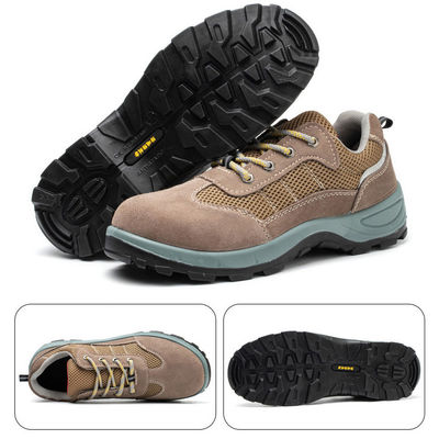 Mikrofiber Pu Injektion Kevlar Industrie-Sicherheitsschuhe Stahlzehe Anti-Schlagarbeit