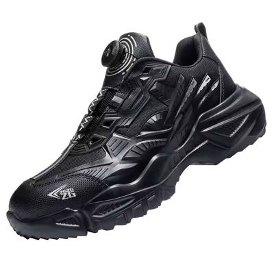 Industriesicherheitsschuhe BOA Drehknopf Arbeitsschuhe EVA Sohle TPU Fliegende Strick Schuhe Kevlar Mittelsole Anti-Stich Stahl Zeh Anti-Schlag